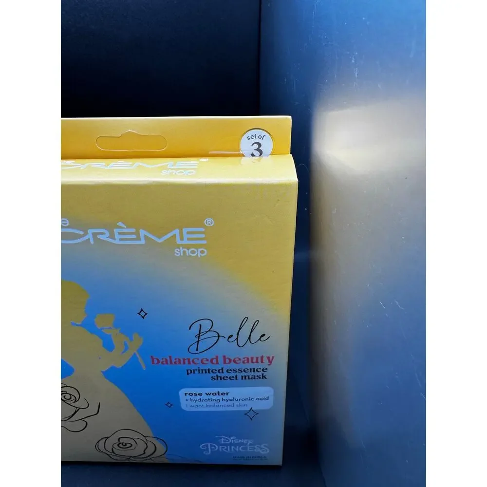 NWT The Crème Shop Belle Balanced Beauty Korean Masks- Pack of 3